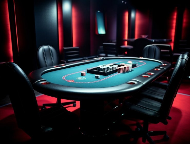 Taiwan togel live-dealer studio with multi-camera setup